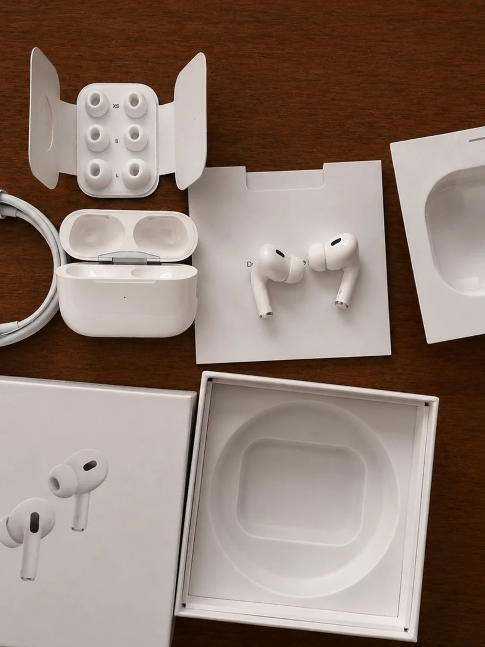 Apple AirPods Pro 2nd Generation(White) True Wireless Earbuds with Silicone Tips